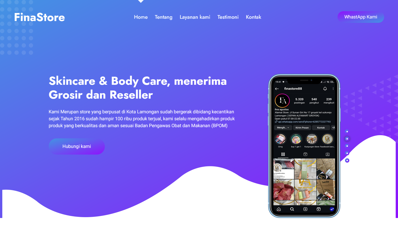 Screenshot 1 Fina Store Lamongan