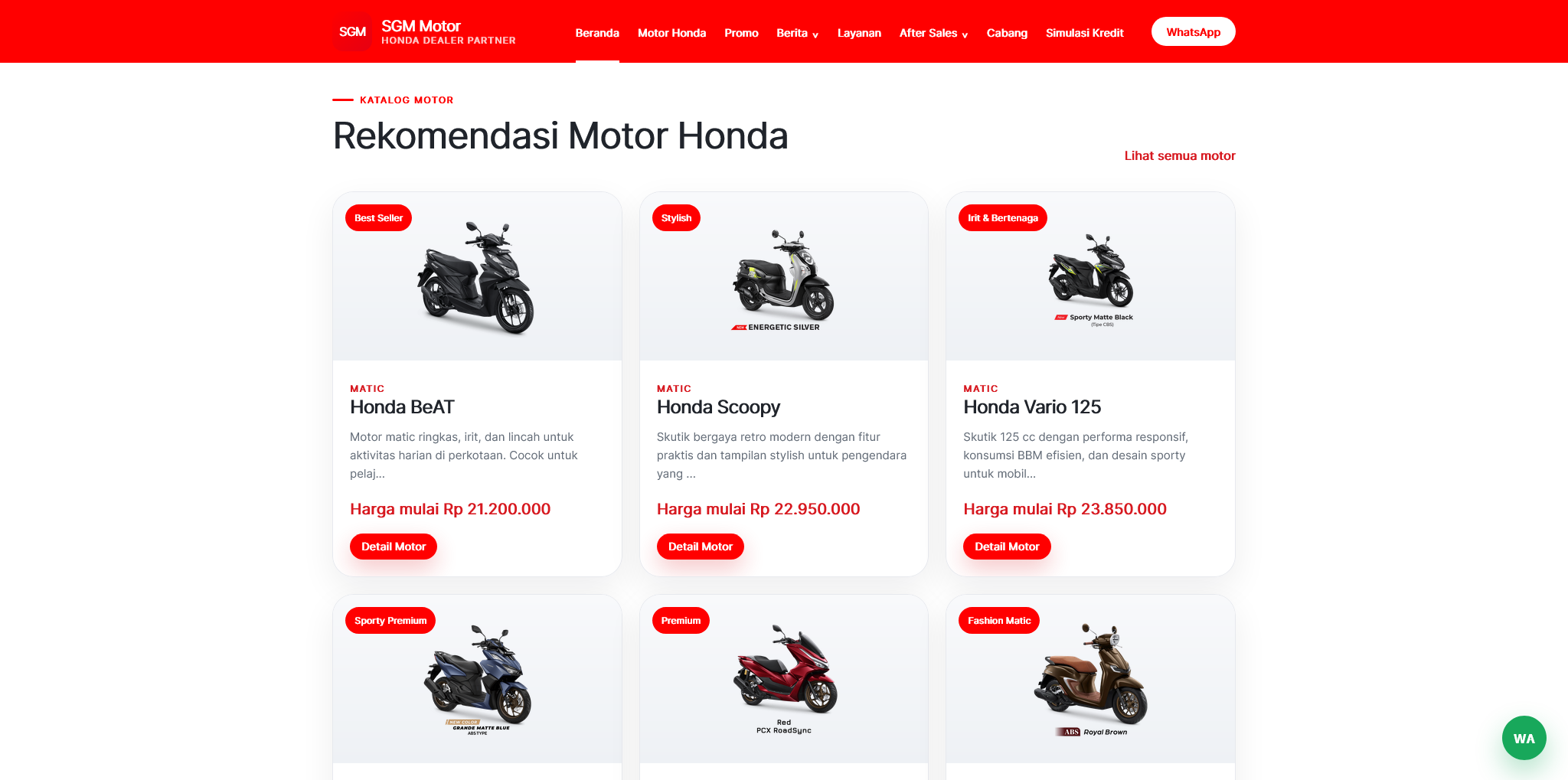Screenshot 2 Sgm Honda