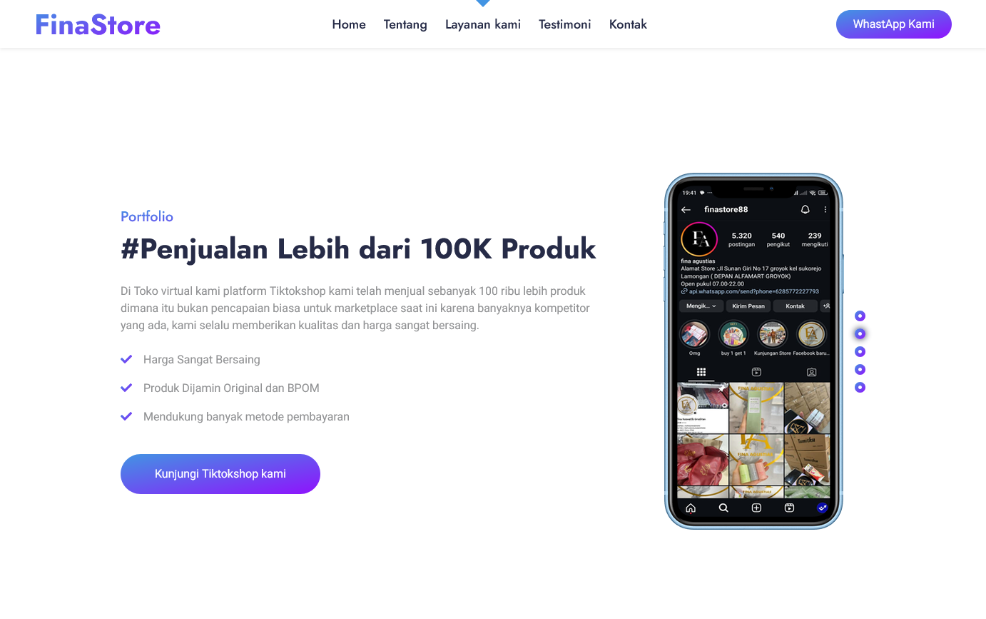 Screenshot 4 Fina Store Lamongan
